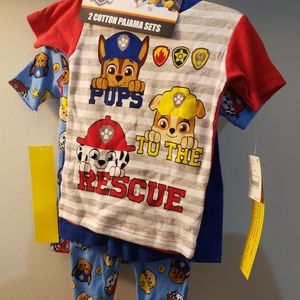 Nick Jr. PAW PATROL PJ set 4pc